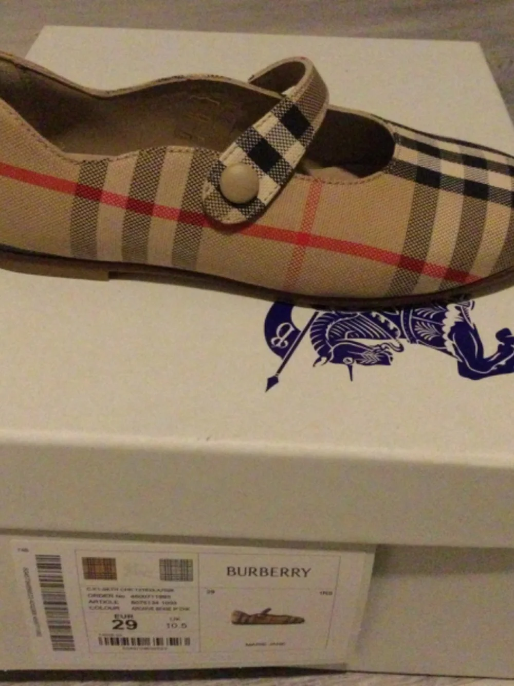 Burberry Little Girl’s Shoe